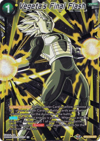 Vegeta's Final Flash (Collector's Selection Vol. 1) (BT9-133) [Promotion Cards]