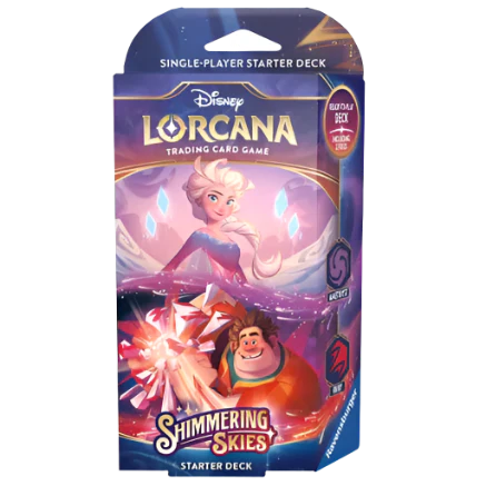 Disney Lorcana: Shimmering Skies - Starter Decks Amethyst & Ruby FRENCH