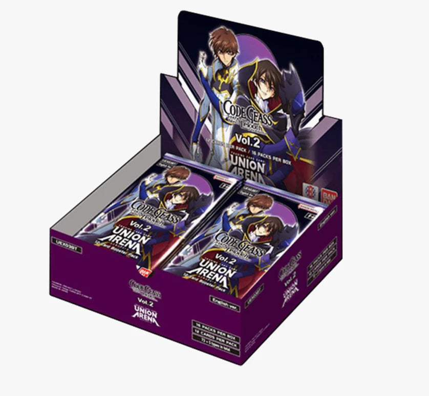 UNION ARENA CODE GEASS LELOUCH OF THE REBELLION V2 BOOSTER BOX