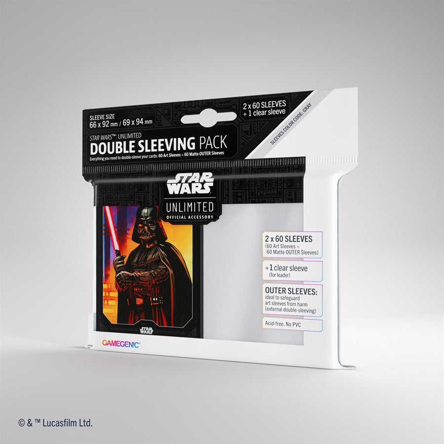 Star Wars: Unlimited Art Sleeves Double Sleeving Pack: Darth Vader ^ MARCH 8 2024