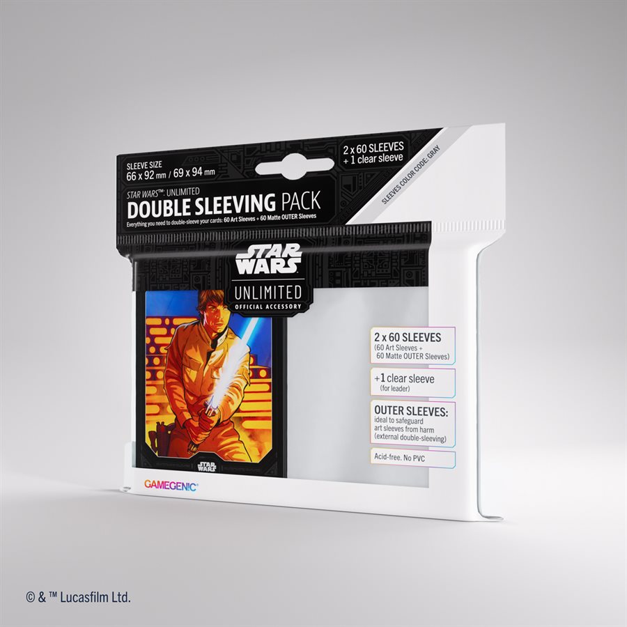 Star Wars: Unlimited Art Sleeves Double Sleeving Pack: Luke Skywalker ^ MARCH 8 202