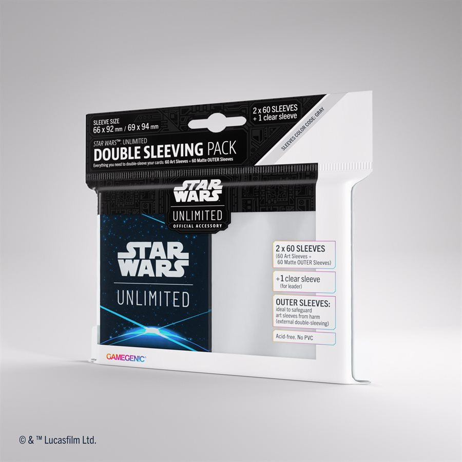 Star Wars: Unlimited Art Sleeves Double Sleeving Pack: Space Blue ^ MARCH 8 2024