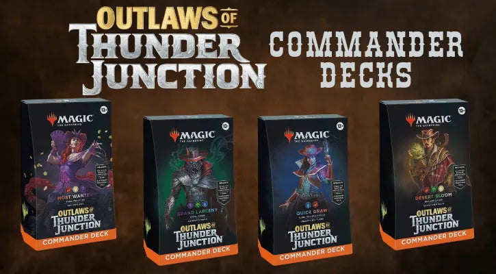 OUTLAWS OF THUNDER JUNCTION COMMANDER (CASE OF 4 DECKS)