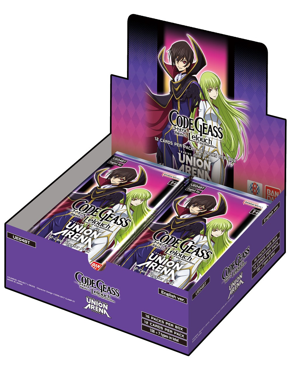UNION ARENA CODE GEASS LELOUCH OF THE REBELLION BOOSTER