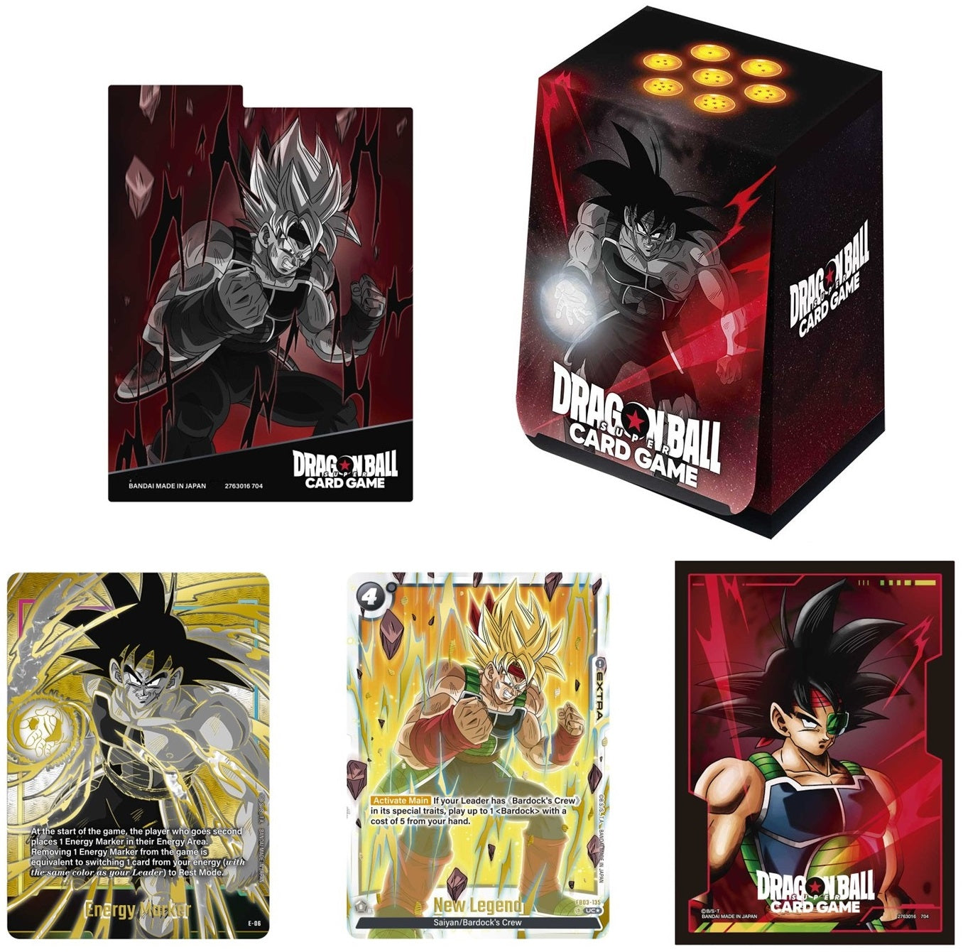 DBS FUSION WORLD CARD CASE AND CARD SLEEVES SET 1 BARDOCK