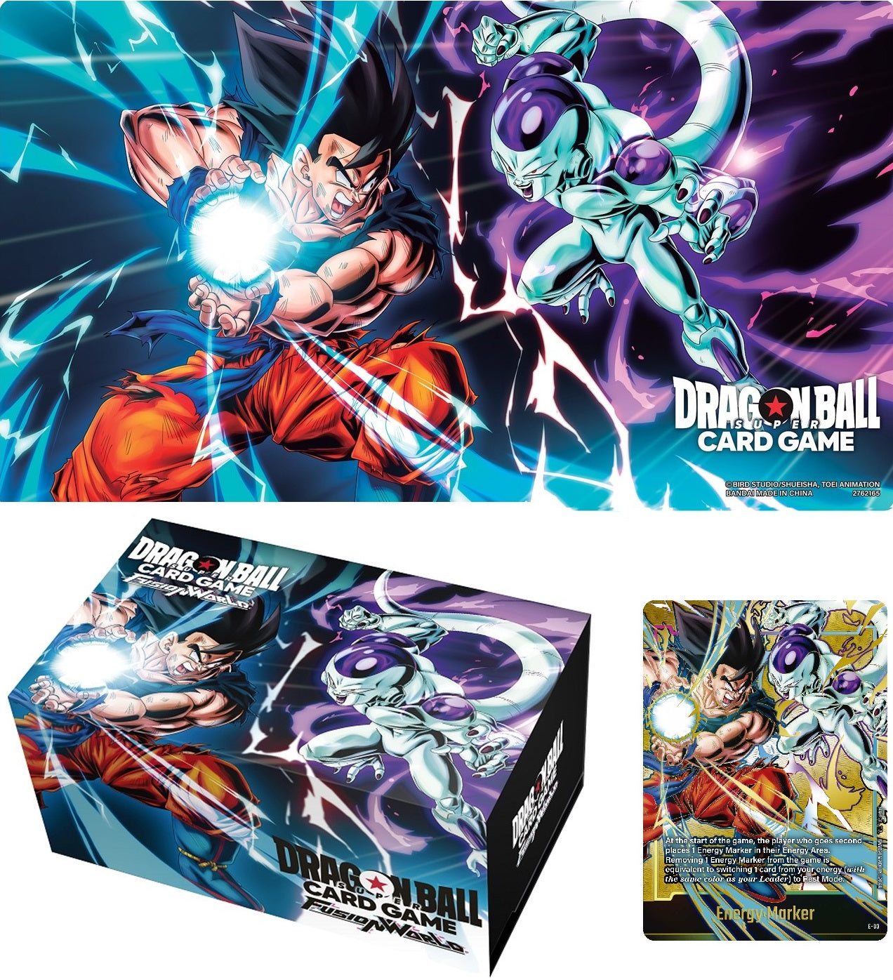 DBS FUSION WORLD ACCESSORIES SET 1 SON GOKU VS FRIEZA