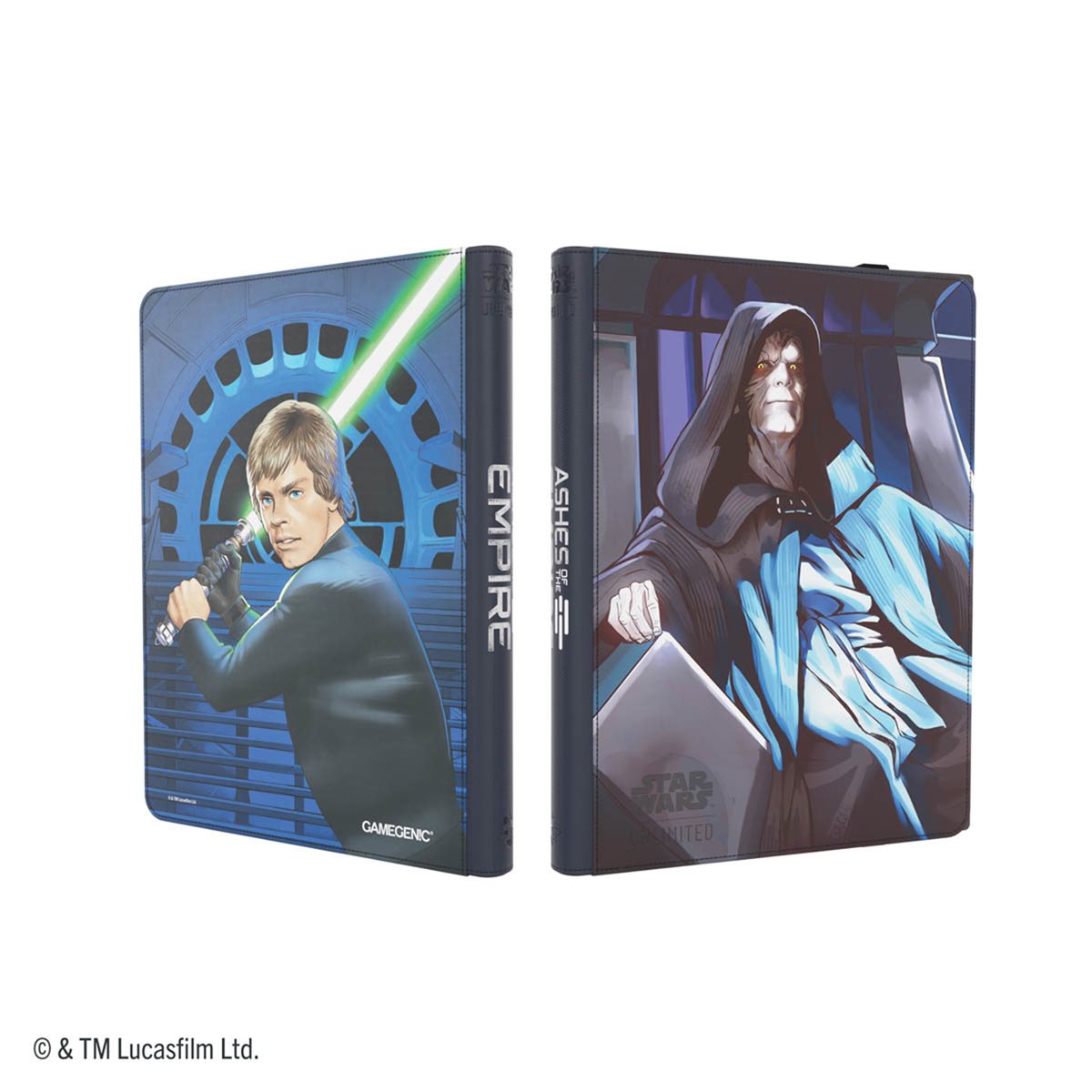 Binder: Star Wars: Unlimited:Zip-Up Album:18-Pocket: Luke Skywalker & Palpatine