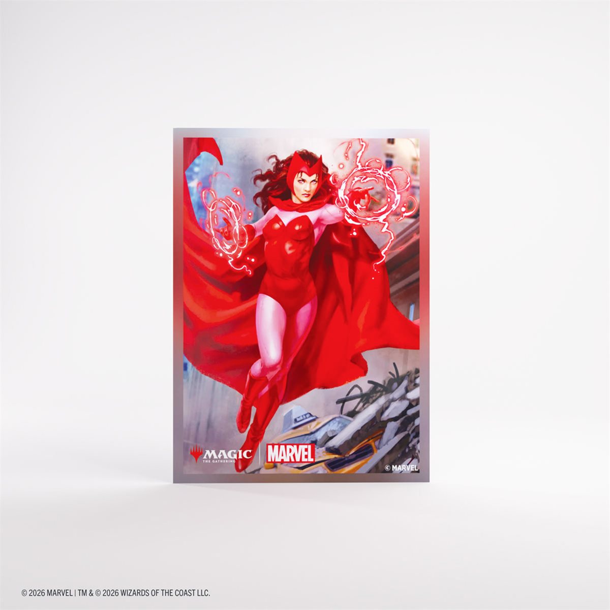 Sleeves: Magic:The Gathering-Marvel Super Heroes:Prem Art Sleeves:The Scarlet Witch