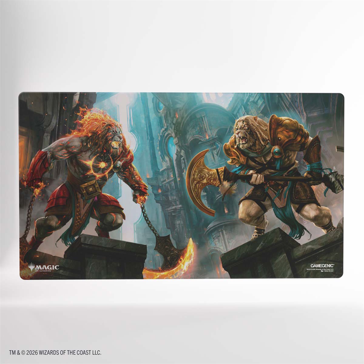 Playmat: Magic: The Gathering - Reality Fracture Shiny Playmat - Ajani, Path of Vengeance