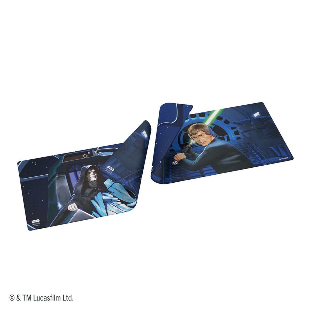 Playmat: Star Wars: Unlimited: DoubleSided Game Mat: - Luke Skywalker & Palpatine