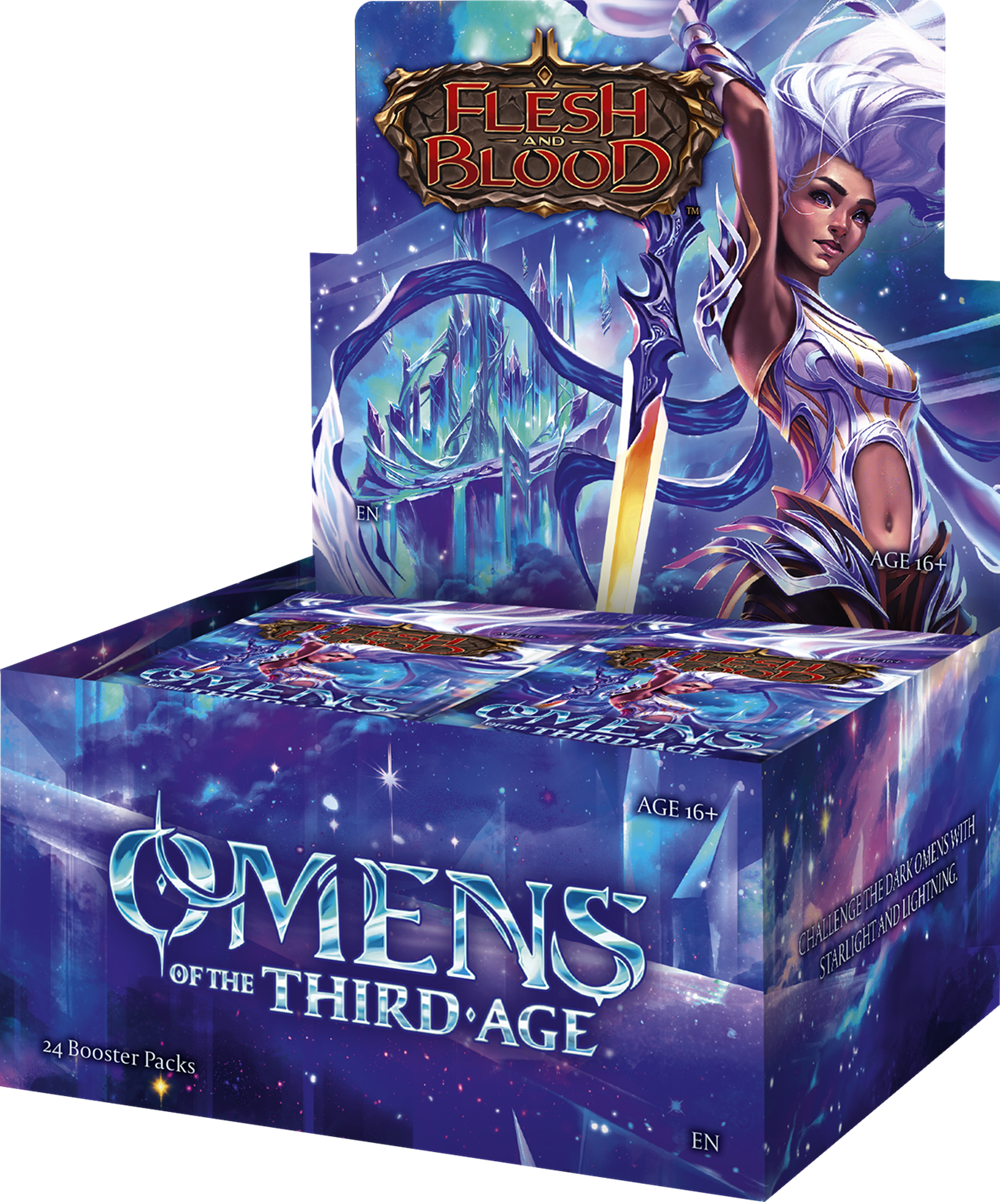 FLESH AND BLOOD OMENS OF THE THIRD AGE BOOSTER BOX