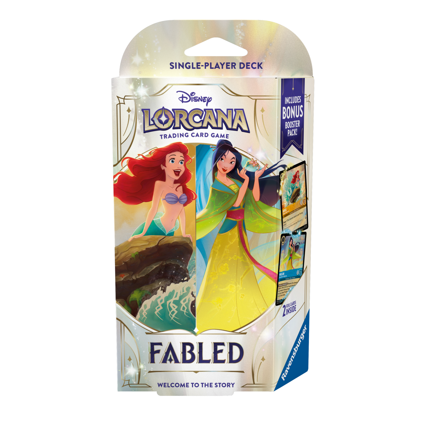 Disney Lorcana - Fabled - Starter Deck - Ariel & Mulan (English)