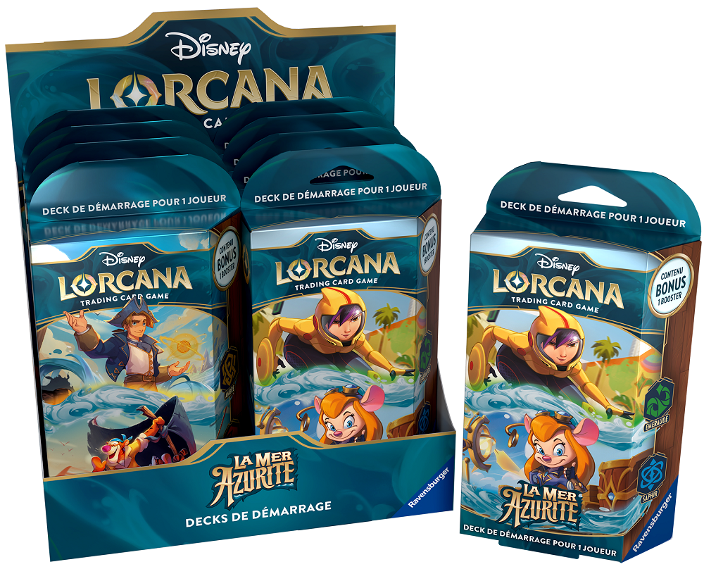 DISNEY LORCANA AZURITE SEA STARTER DISPLAY (FRENCH) 2024-11-15