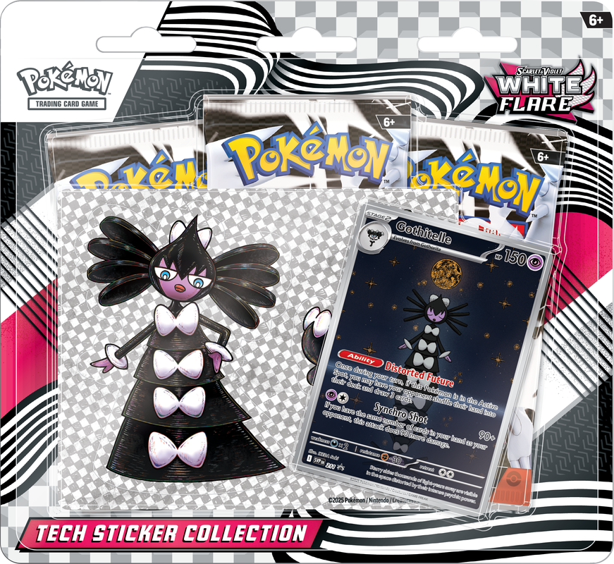 Scarlet & Violet: White Flare - Tech Sticker Collection