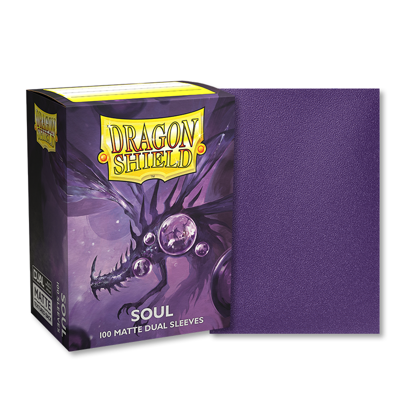 DRAGON SHIELD STANDARD SIZE SLEEVES SOUL - MATTE DUAL 100CT