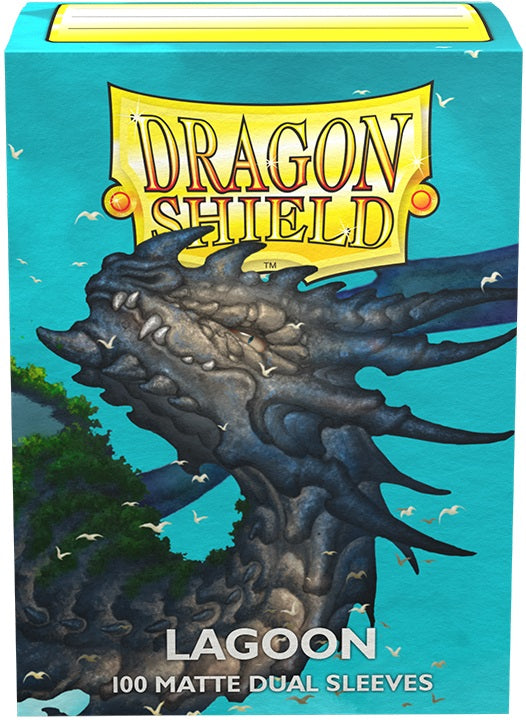 DRAGON SHIELD STANDARD SIZE SLEEVES LAGOON - MATTE DUAL 100CT