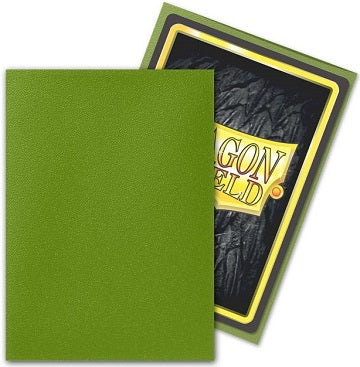 DRAGON SHIELD STANDARD SIZE SLEEVES OLIVE - MATTE 100CT