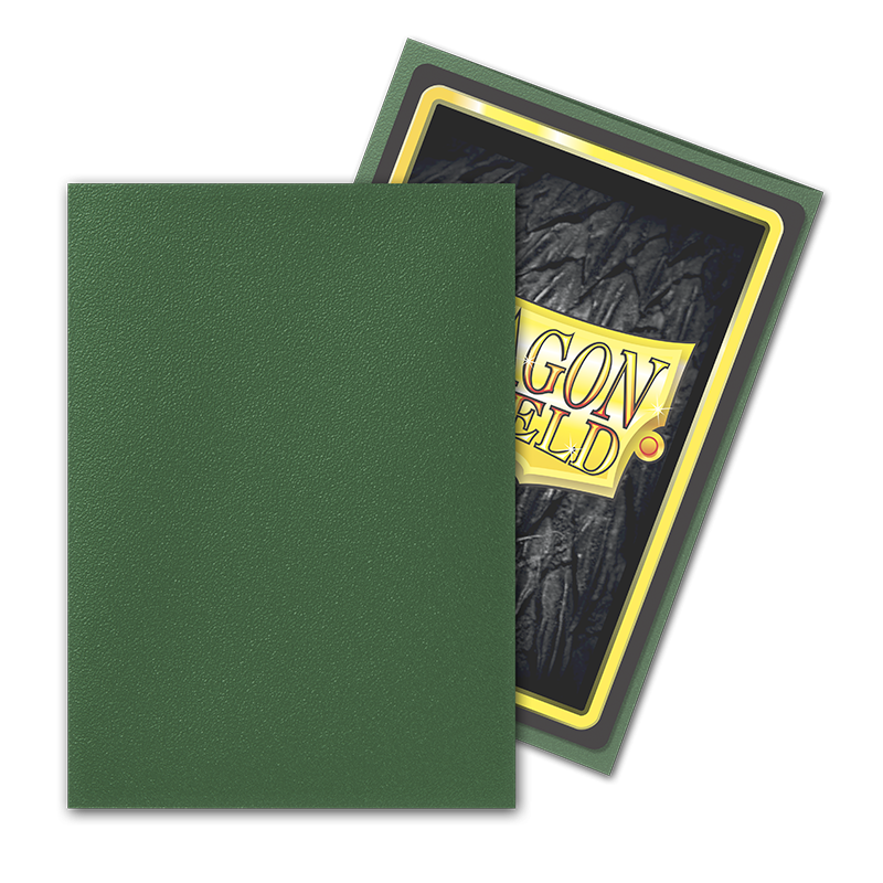 DRAGON SHIELD STANDARD SIZE SLEEVES FOREST GREEN - MATTE 100CT