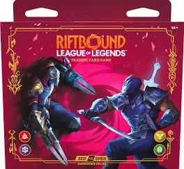 RIFTBOUND LEAGUE OF LEGENDS TCG VENDETTA ZED VS SHEN