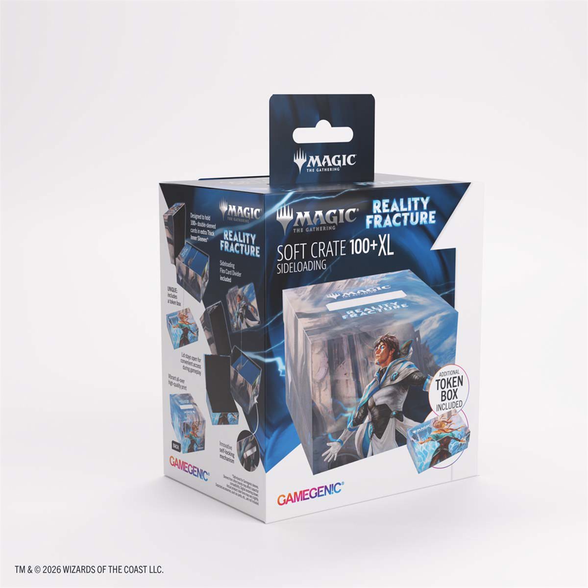 Deck Box: Magic: The Gathering - Reality Fracture Soft Crate XL Sideloading (100 ct) - Tam Beleren