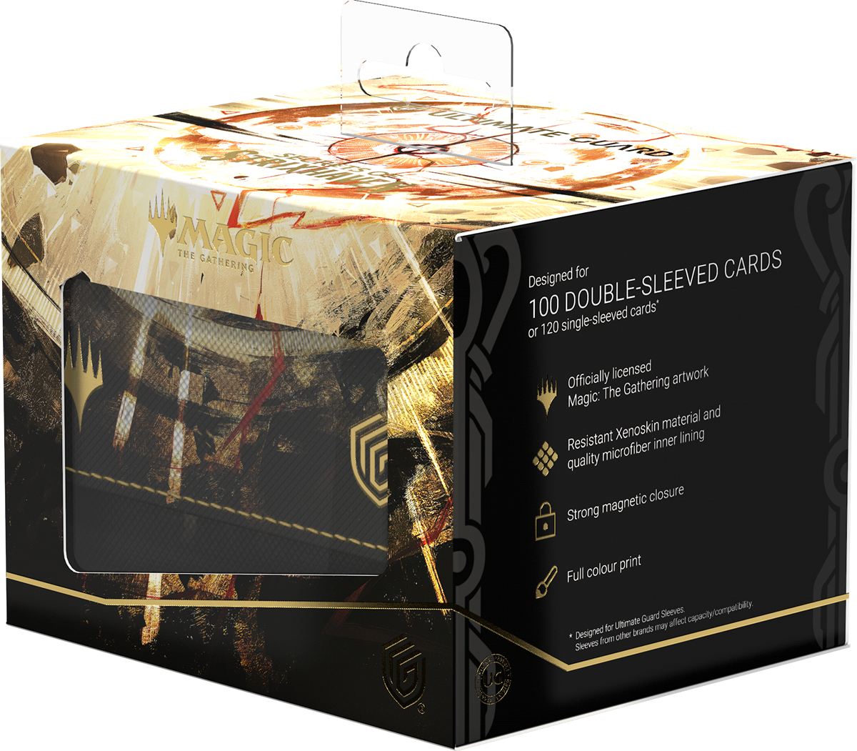 UG DECK CASE SIDEWINDER 100+ XENOSKIN MTG SECRETS OF STRIXHAVEN - WHITE MYTHIC 1