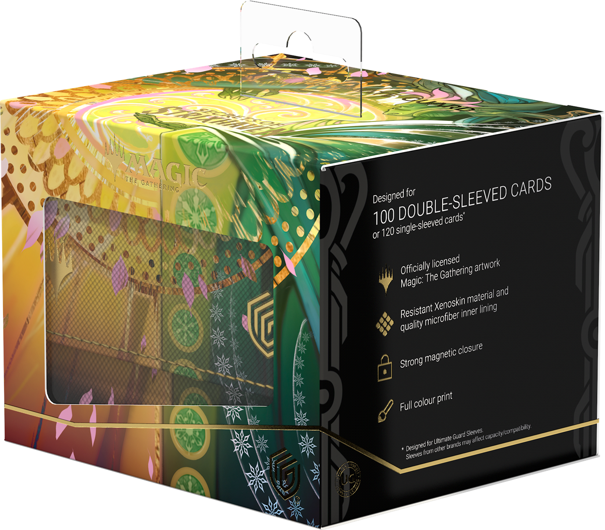 UG DECK CASE SIDEWINDER 100+ XENOSKIN MTG SECRETS OF STRIXHAVEN - GREEN RARE