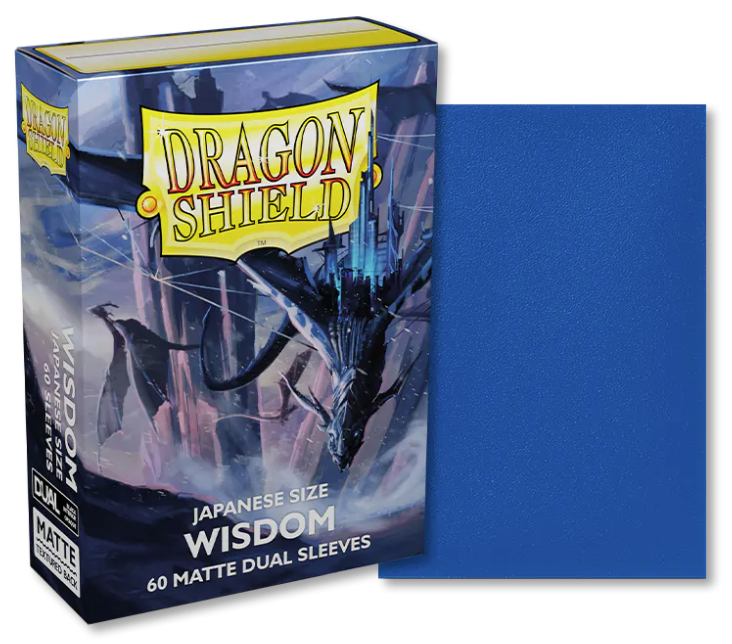 DRAGON SHIELD JAPANESE SIZE SLEEVES WISDOM - MATTE DUAL 60CT