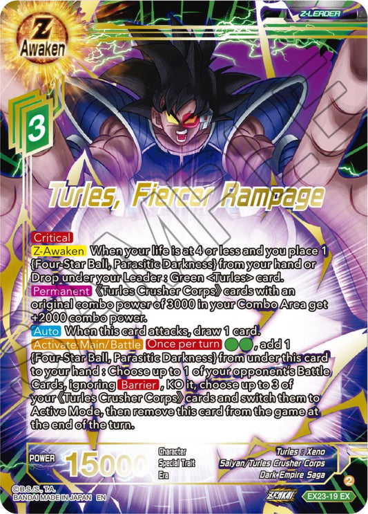 Turles, Fiercer Rampage (EX23-19) [Premium Anniversary Box 2023]
