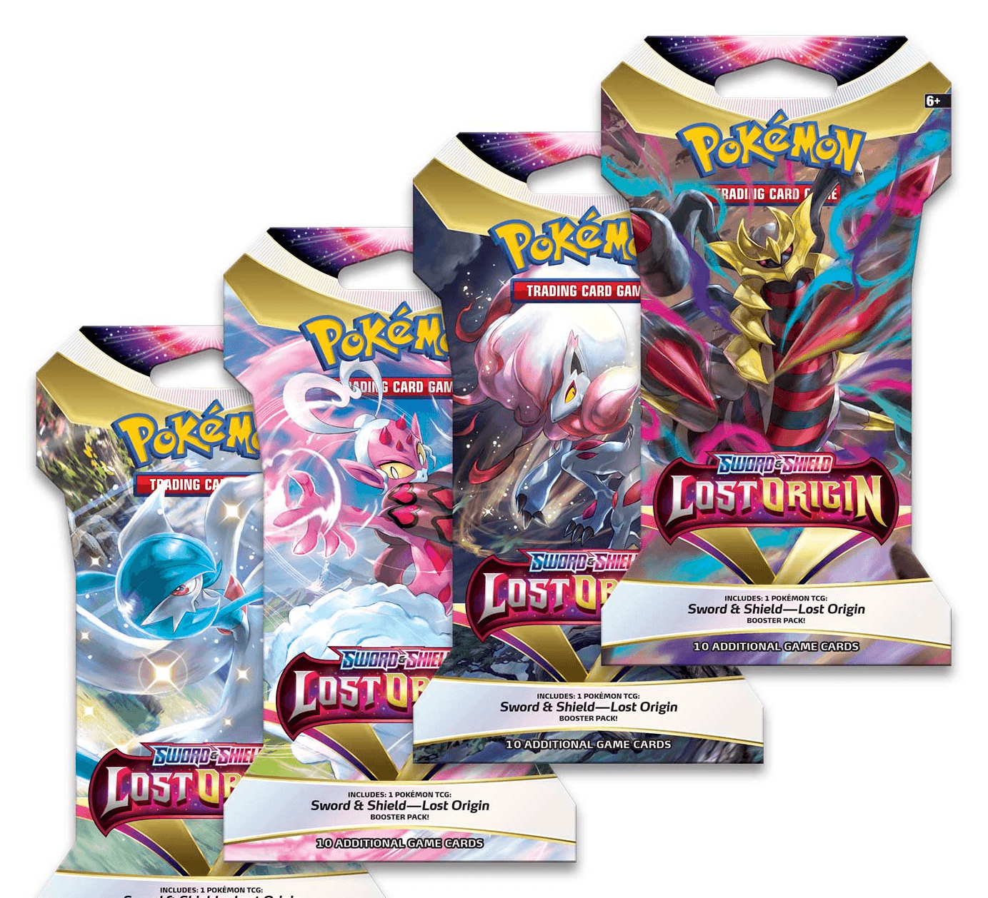 Sword & Shield: Lost Origin - 4X Sleeved Booster Pack - La Boîte Mystère ( The Mystery Box)
