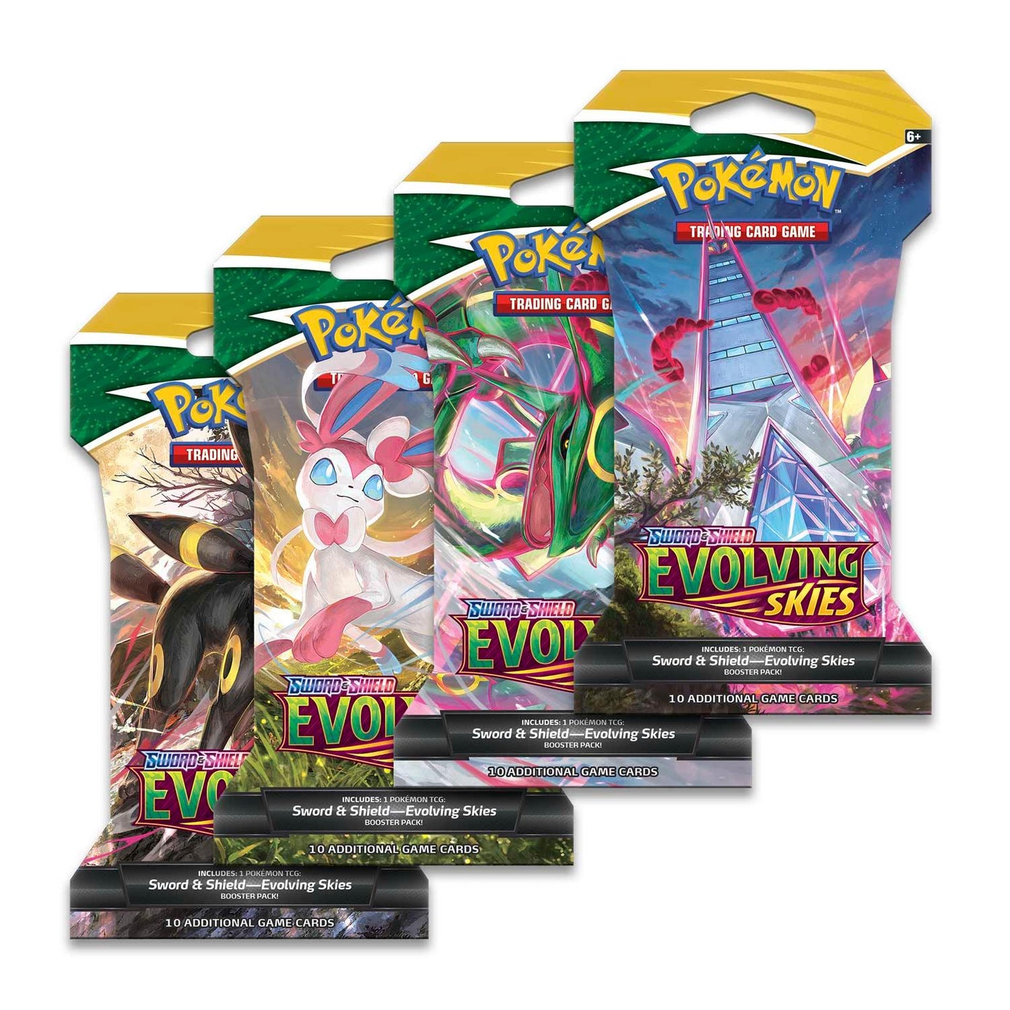 Sword & Shield: Evolving Skies - 4X Sleeved Booster Pack - La Boîte Mystère ( The Mystery Box)