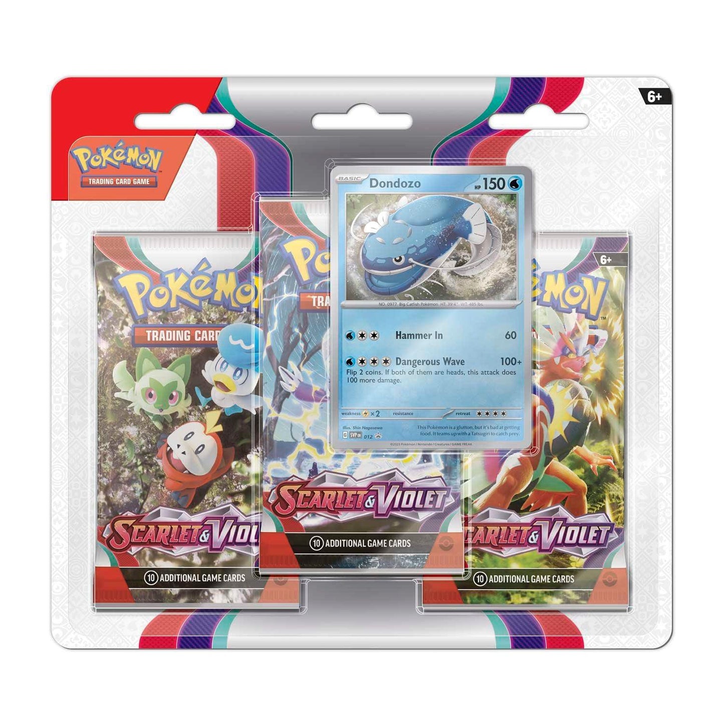POKEMON SCARLET AND VIOLET 3PK (Dondozo) - La Boîte Mystère ( The Mystery Box)