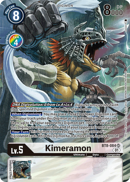 Kimeramon [BT8-084] (Alternative Art) [New Awakening]
