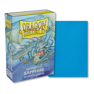 DRAGON SHIELD SLEEVES MATTE SAPPHIRE JAPANESE 60CT - La Boîte Mystère ( The Mystery Box)