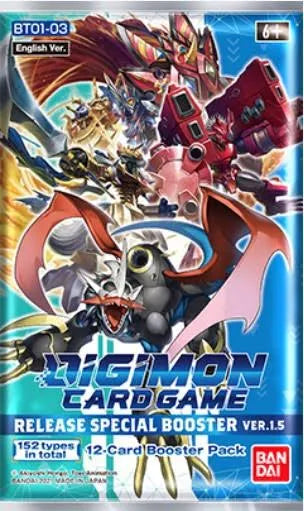 Digimon Release Special Booster VER 1.5 Booster - La Boîte Mystère ( The Mystery Box)