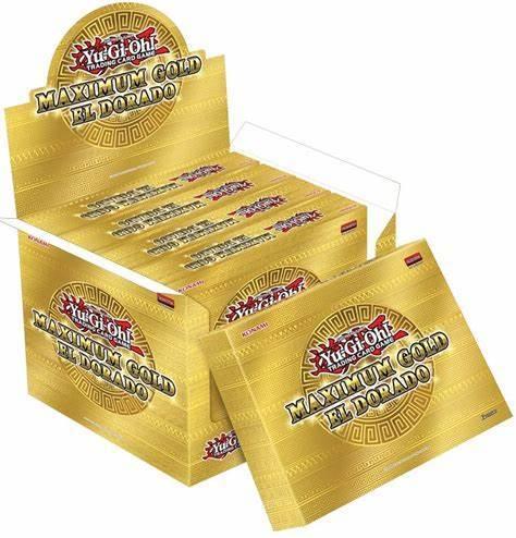 Yu-Gi-Oh! Yugioh Sealed YGO MAXIMUM GOLD EL DORADO DISPLAY
