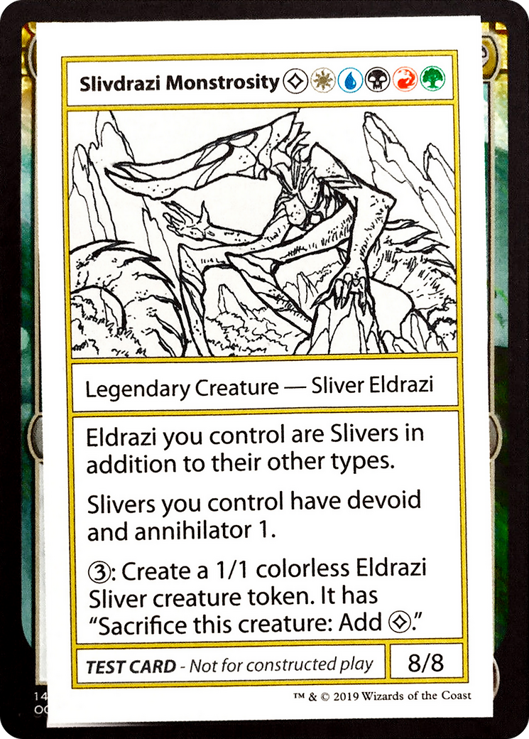 Slivdrazi Monstrosity (2021 Edition) [Mystery Booster Playtest Cards]