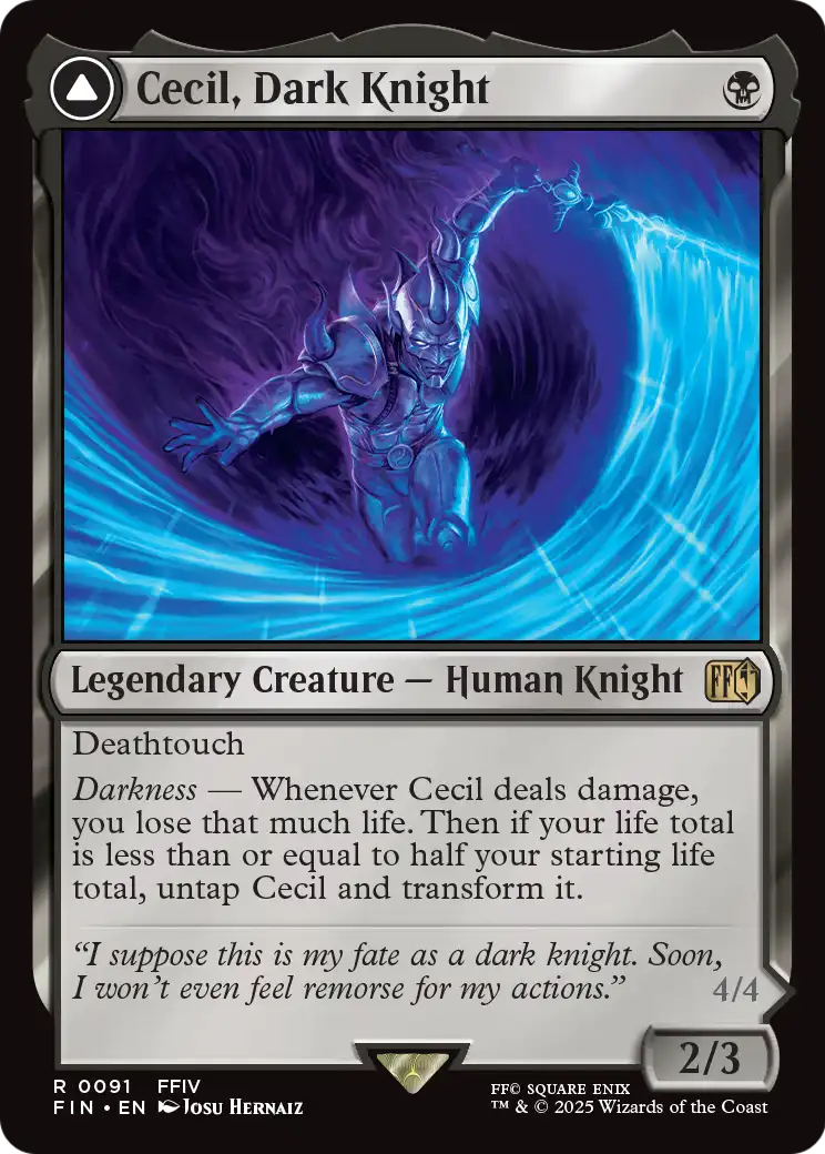 Cecil, Dark Knight // Cecil, Redeemed Paladin [FINAL FANTASY]