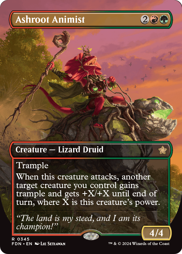 Ashroot Animist (Borderless) [Foundations]