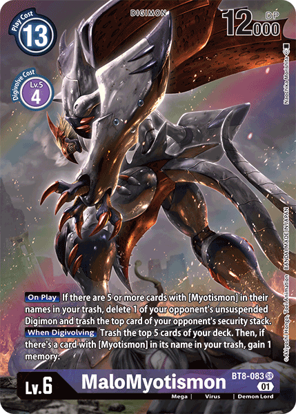 MaloMyotismon [BT8-083] (Alternative Art) [New Awakening]