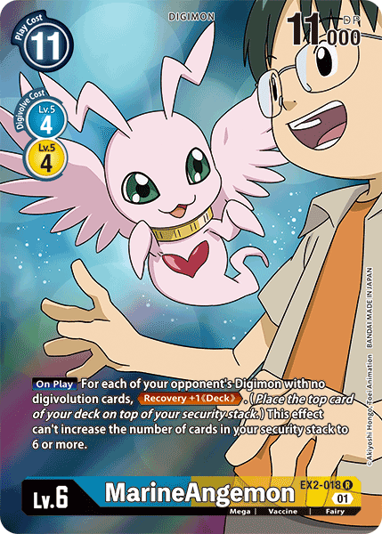MarineAngemon [EX2-018] (Alternative Art) [Digital Hazard]