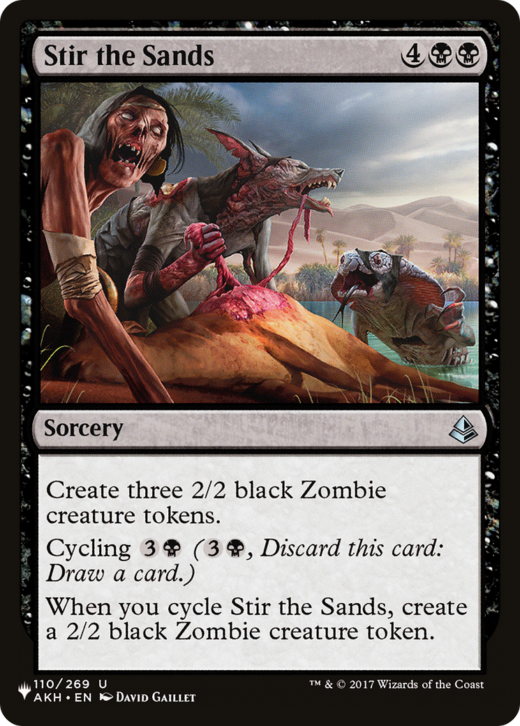 Stir the Sands [The List]