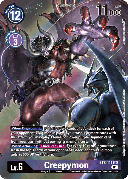 Creepymon [BT8-111] (Alternative Art) [New Awakening]