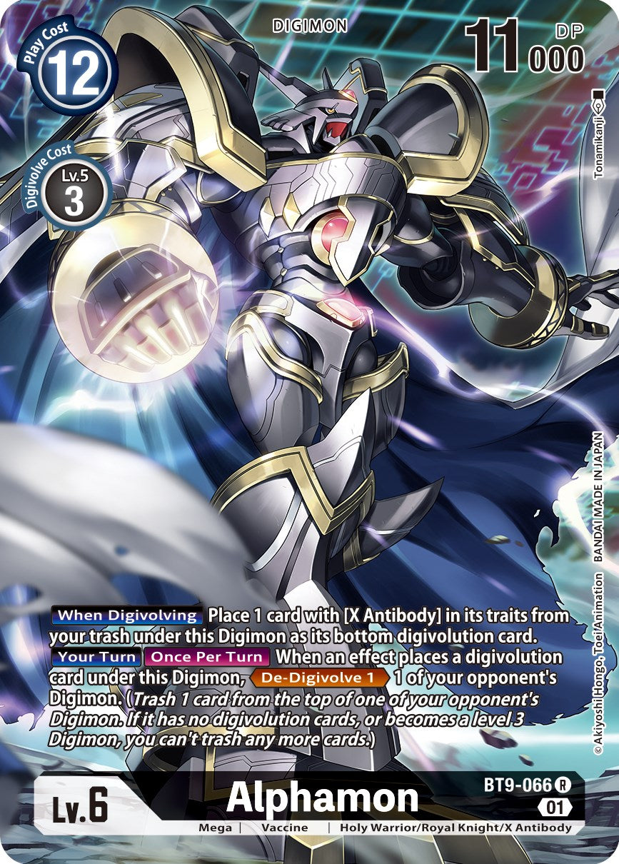Alphamon [BT9-066] (Alternative Art) [X Record]