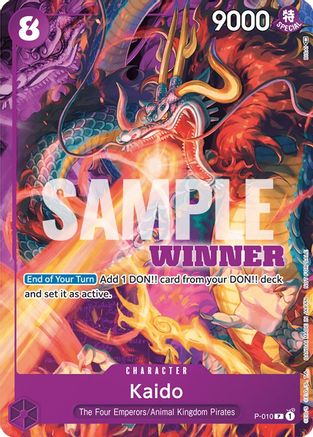 Kaido - P-010 (Winner Pack Vol. 1) [One Piece Promotion Cards]