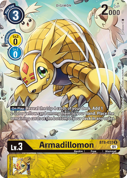 Armadillomon [BT8-033] (Alternative Art) [New Awakening]