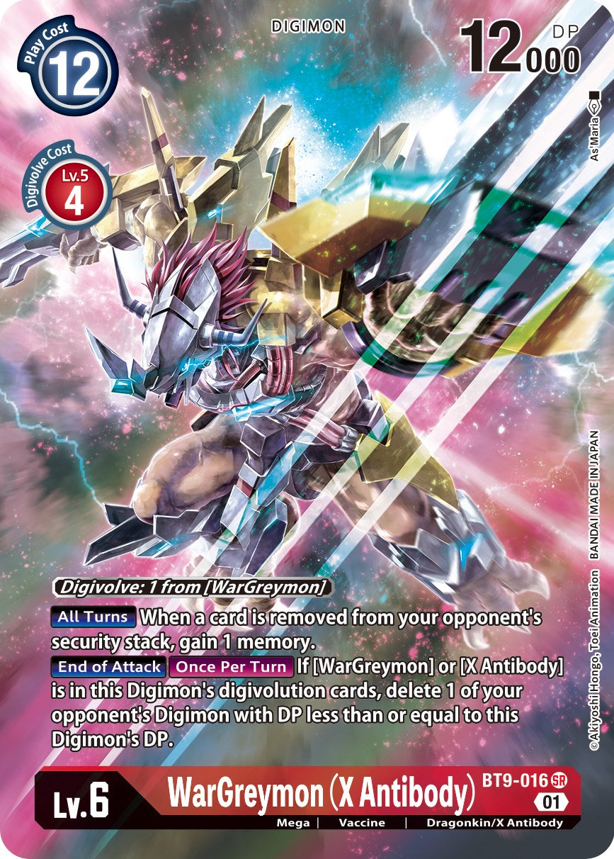 WarGreymon (X Antibody) [BT9-016] (Alternative Art) [X Record]