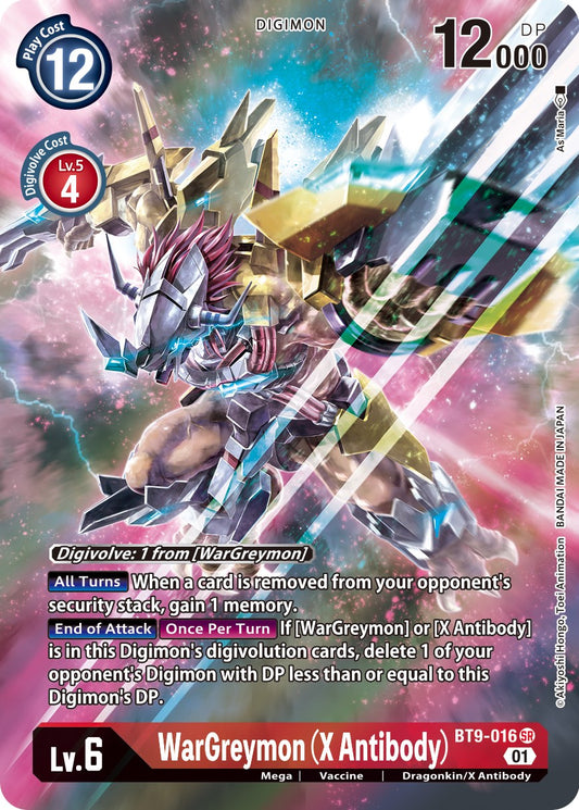 WarGreymon (X Antibody) [BT9-016] (Alternative Art) [X Record]