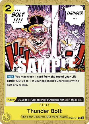 Thunder Bolt [Pillars of Strength Pre-Release Cards]
