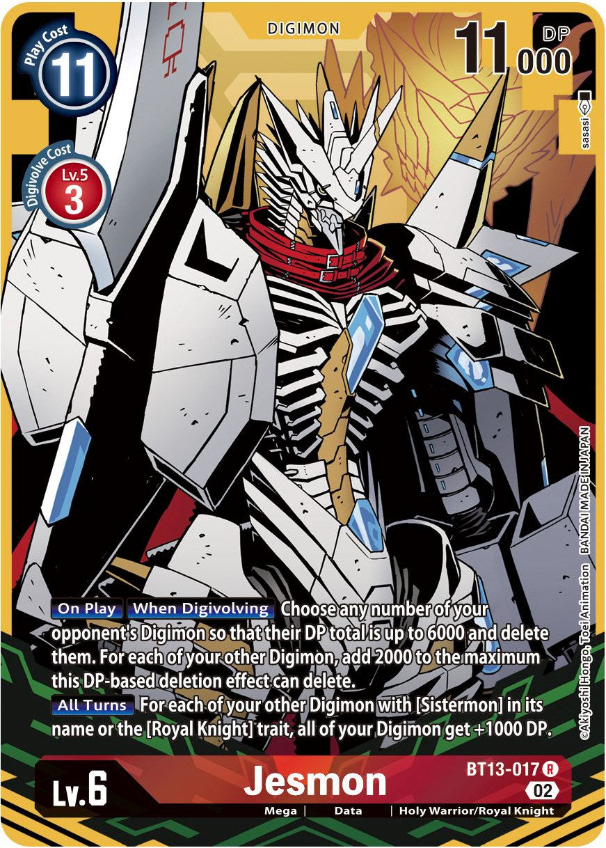 Jesmon [BT13-017] (Alternate Art) [Versus Royal Knight Booster]