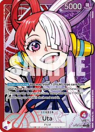 Uta (Alternate Art) [Ultimate Deck - The Three Captains]
